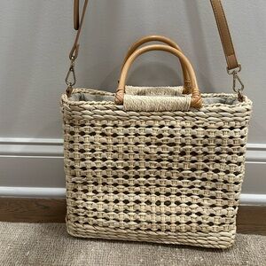 Zara straw bag